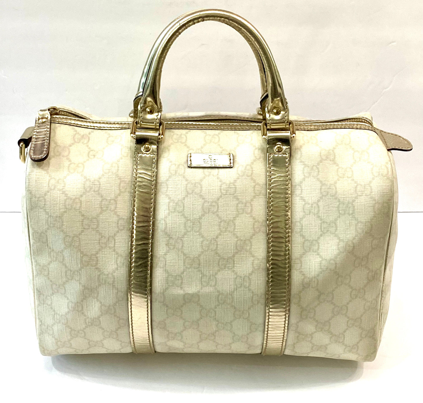 GUCCI IMPRIME MONOGRAM MEDIUM JOY BOSTON BAG