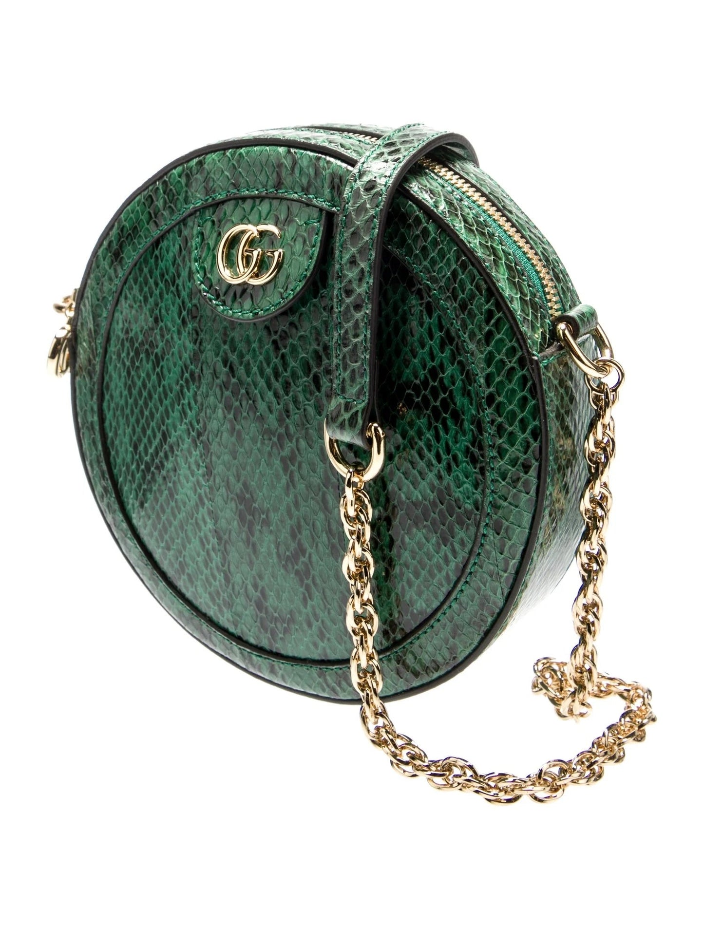 GUCCI MINI PYTHON OPHIDIA CROSSBODY BAG