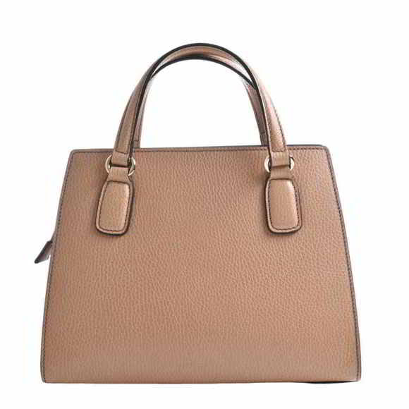 GUCCI SOHO CONVERTIBLE TOP HANDLE LEATHER BAG