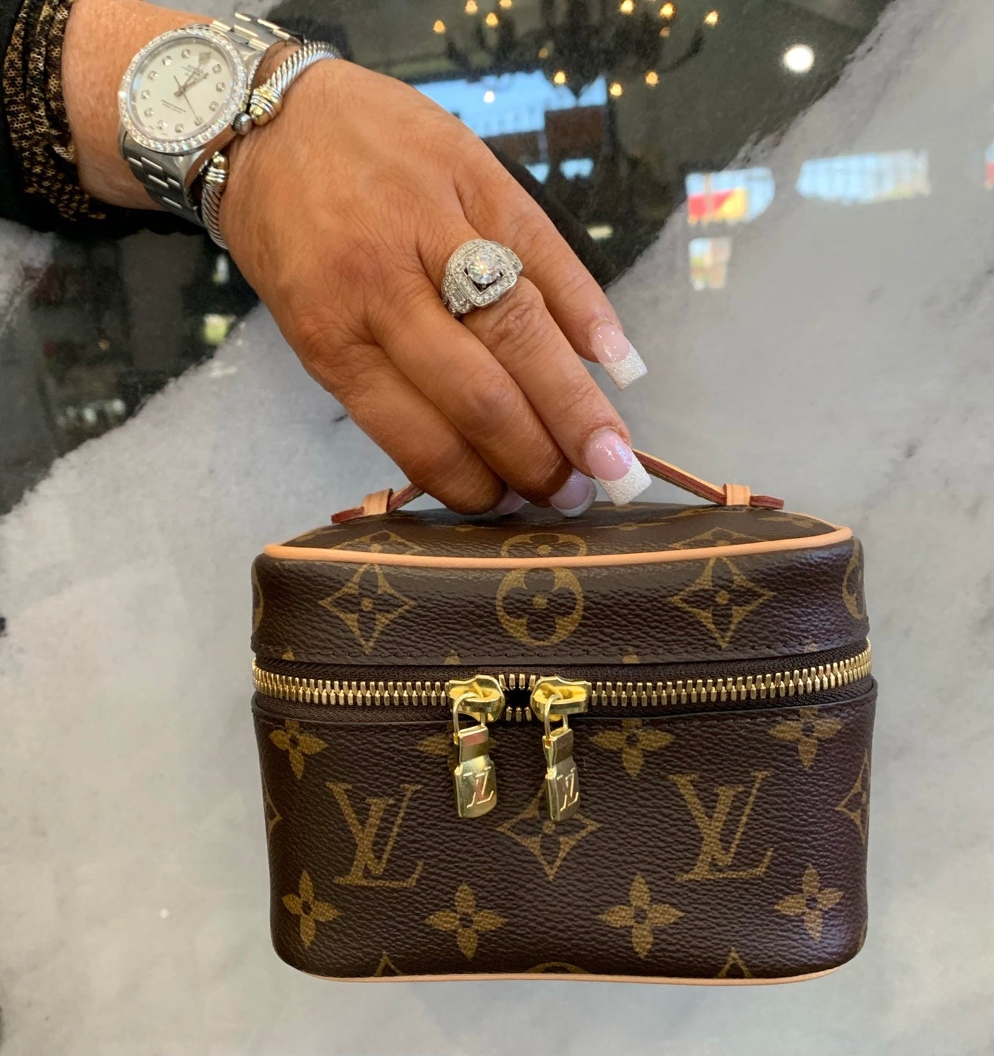 LOUIS VUITTON NICE BB MINI BAG