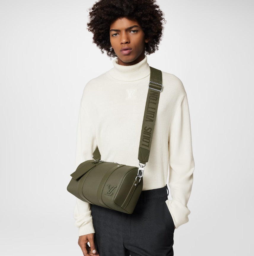 LOUIS VUITTON AEROGRAM CITY KEEPALL SHOULDER BAG-HS