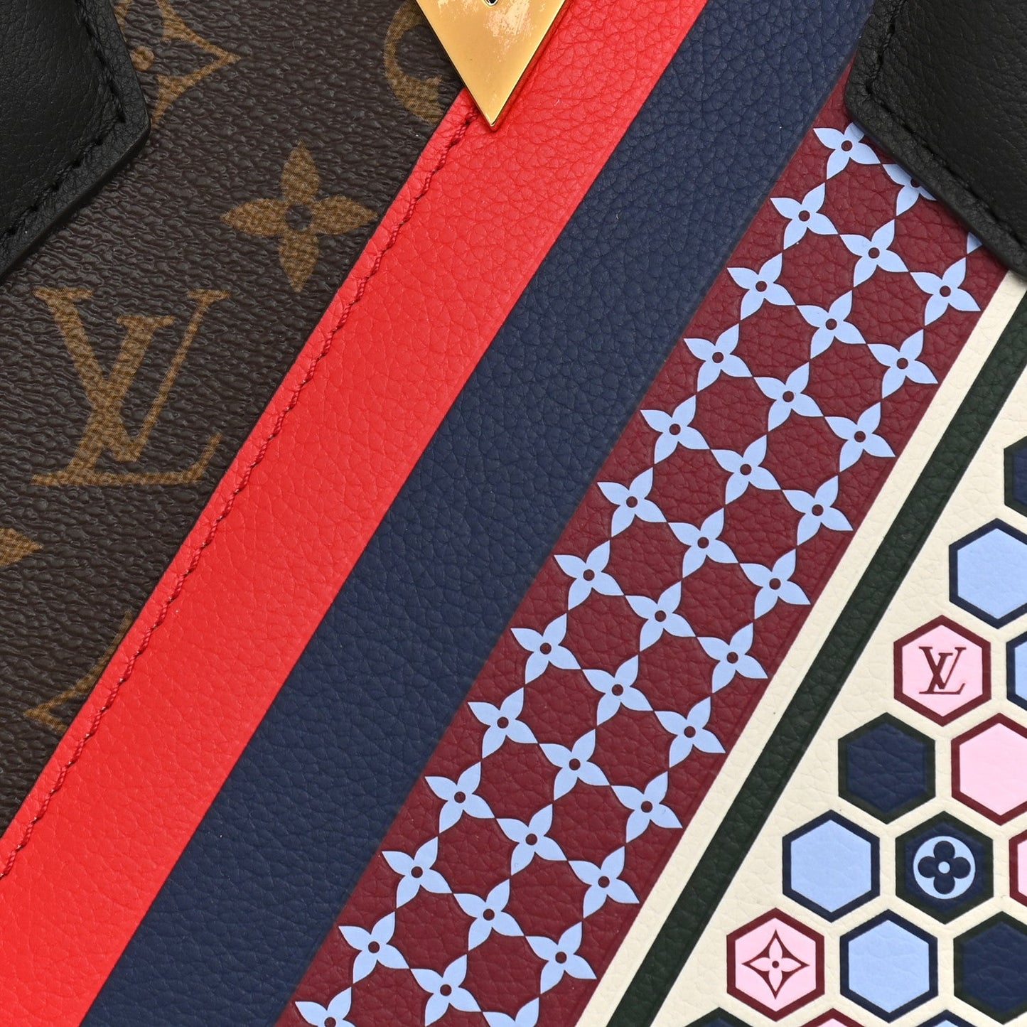 LOUIS VUITTON CALFSKIN MONOGRAM KIMONO TOTE MM