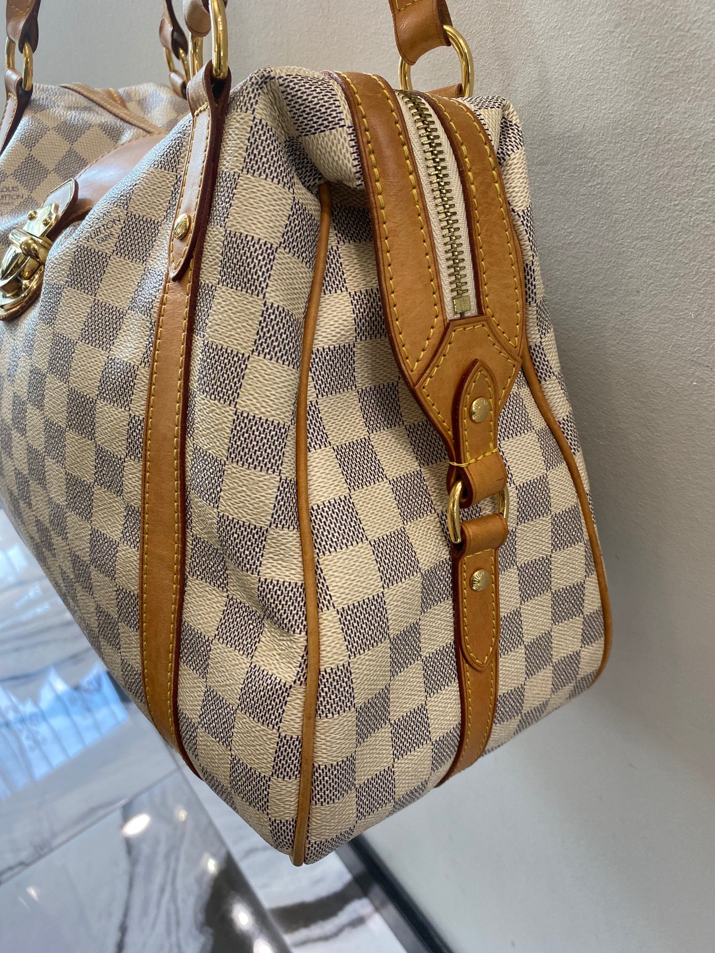 LOUIS VUITTON DAMIER AZUR STRESA PM SHOULDER BAG