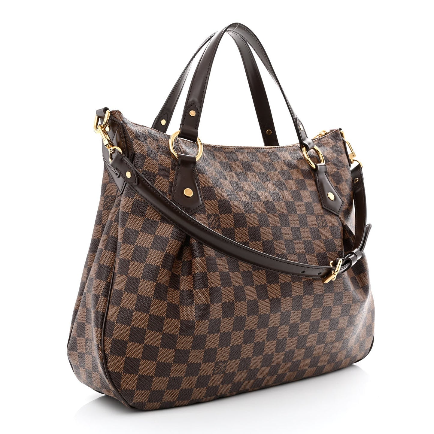 LOUIS VUITTON DAMIER EBENE EVORA GM SHOULDER BAG