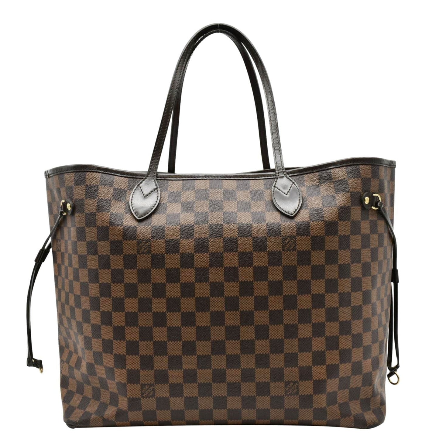 LOUIS VUITTON DAMIER EBENE NEVERFULL GM TOTE BAG