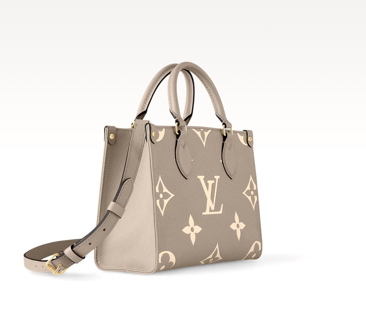 LV EMPREINTE LEATHER BI-COLOR ONTHEGO PM TOTE BAG