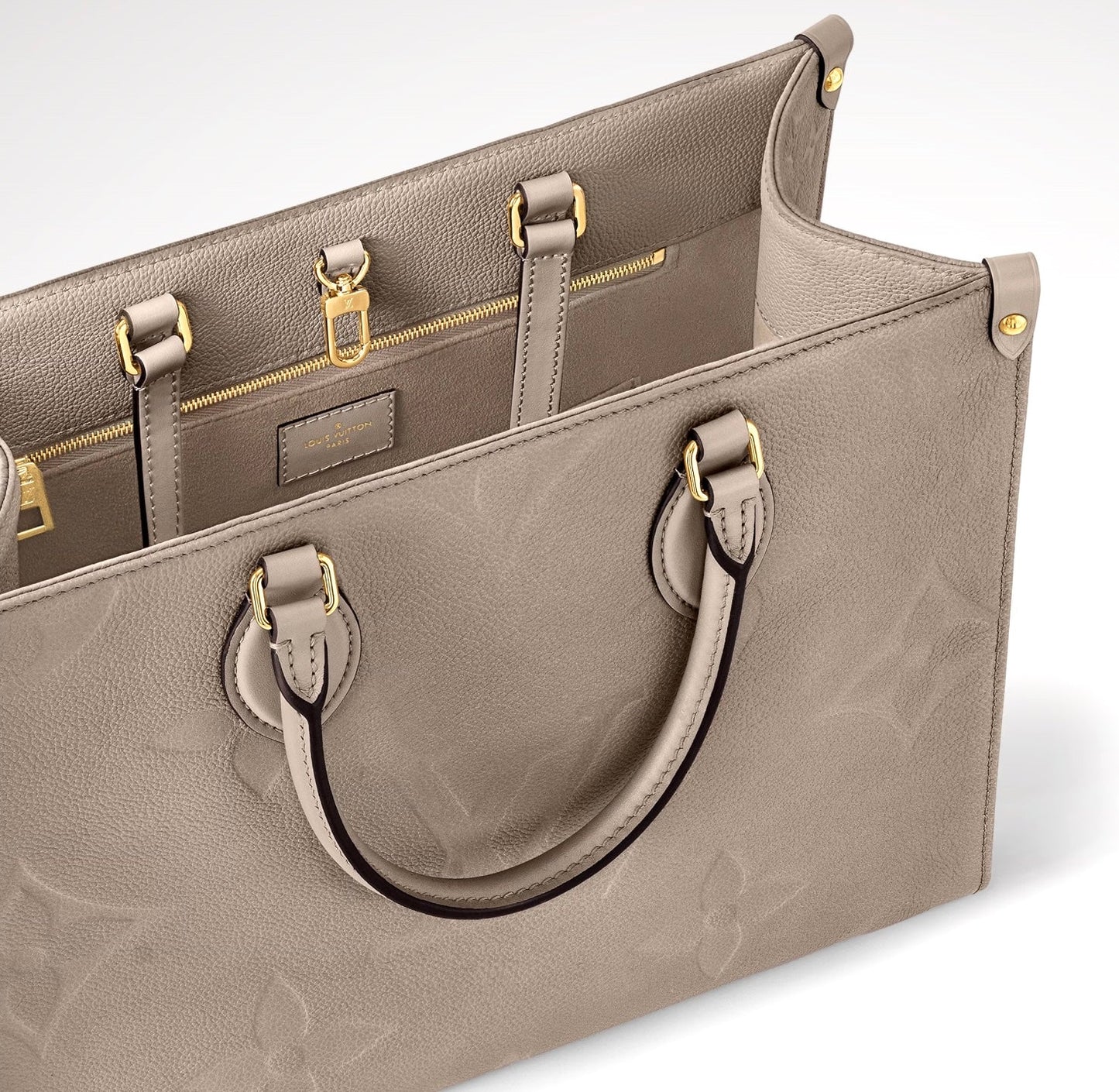LV EMPREINTE LEATHER GIANT MONOGRAM ONTHEGO MM TOTE BAG