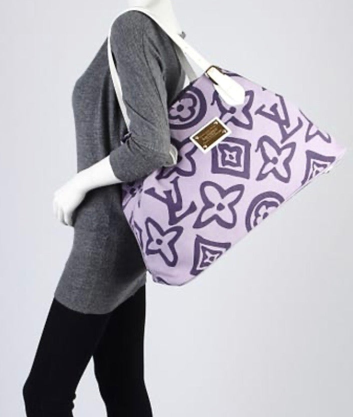 LOUIS VUITTON LIMITED EDITION TAHITIENNE CABAS GM TOTE BAG