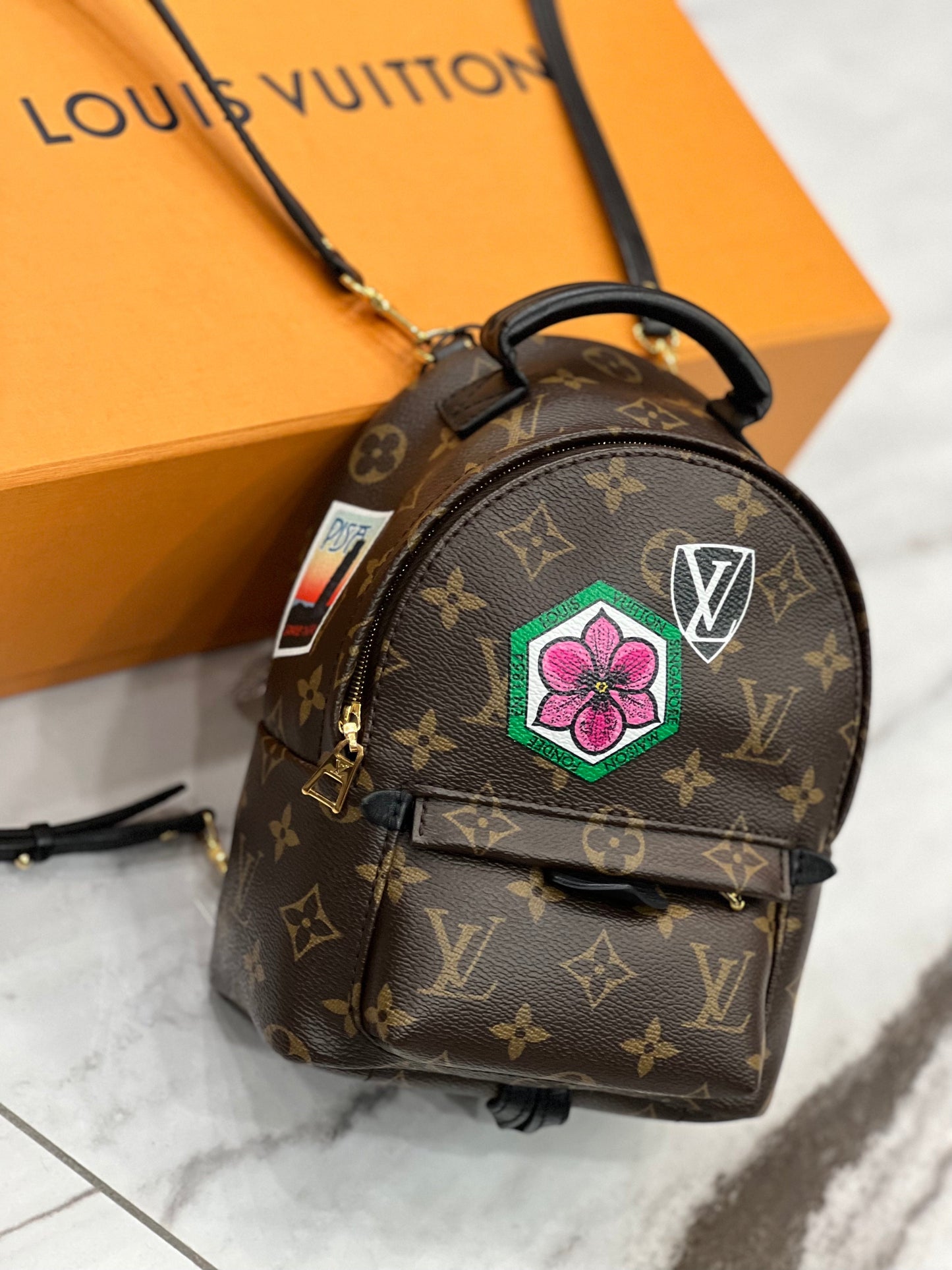 LOUIS VUITTON MONOGRAM MY WORLD TOUR PALM SPRINGS BACKPACK MINI