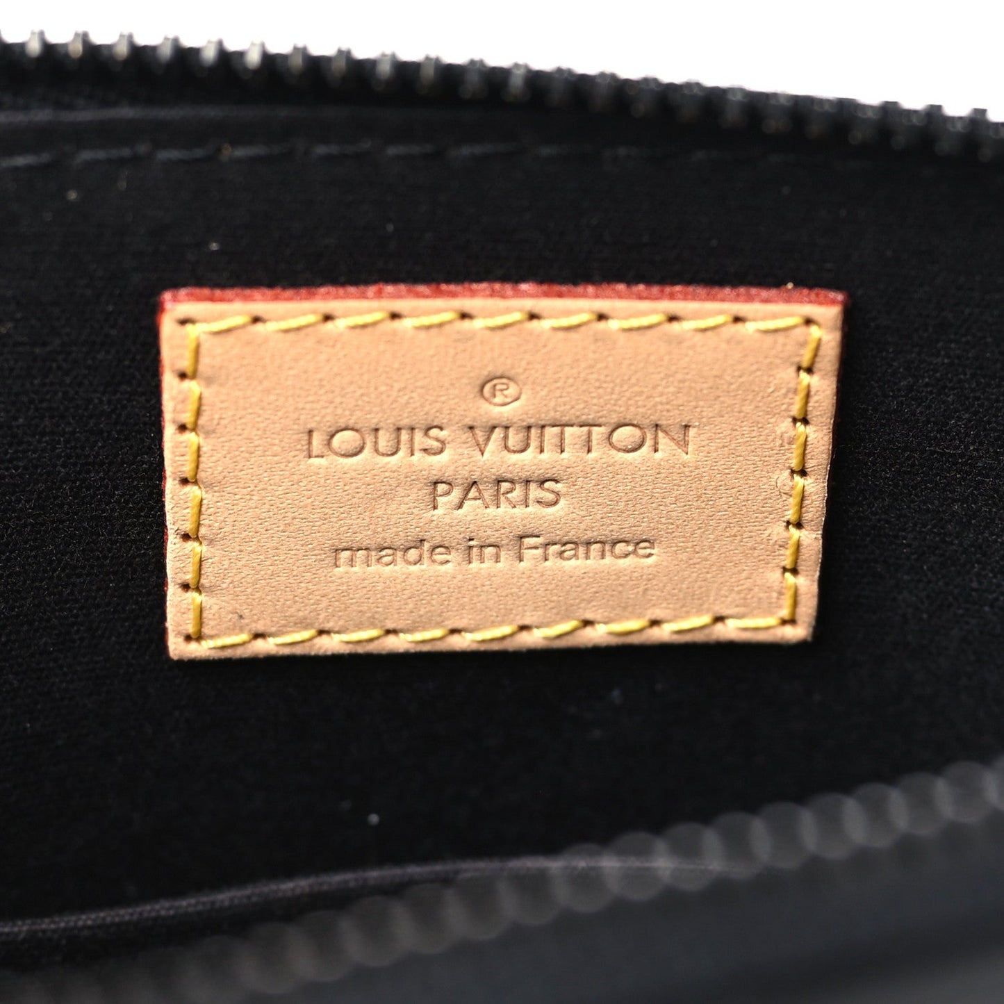 LOUIS VUITTON VERNIS ALMA BB HANDBAG NOIR MAGNETIQUE