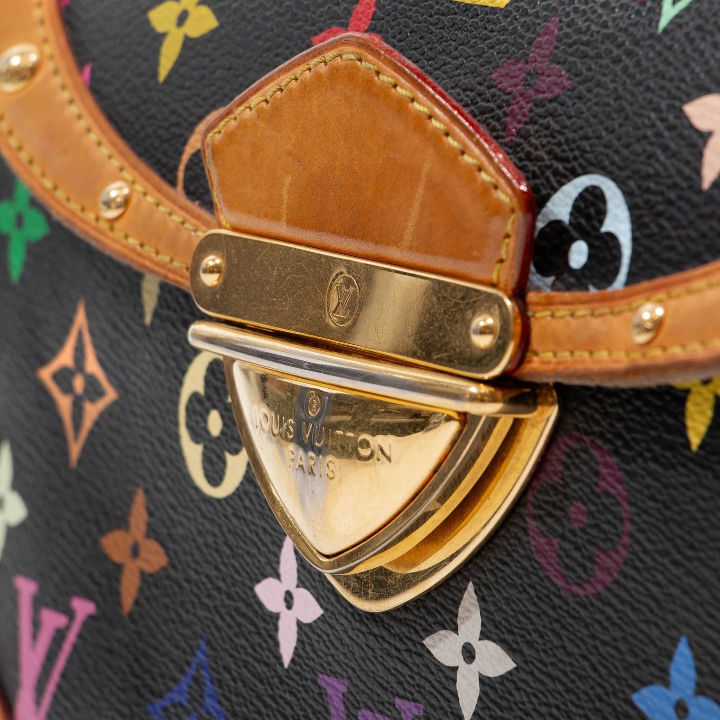 LOUIS VUITTON X TAKASHI MURAKAMI MONOGRAM BEVERLY MM SATCHEL
