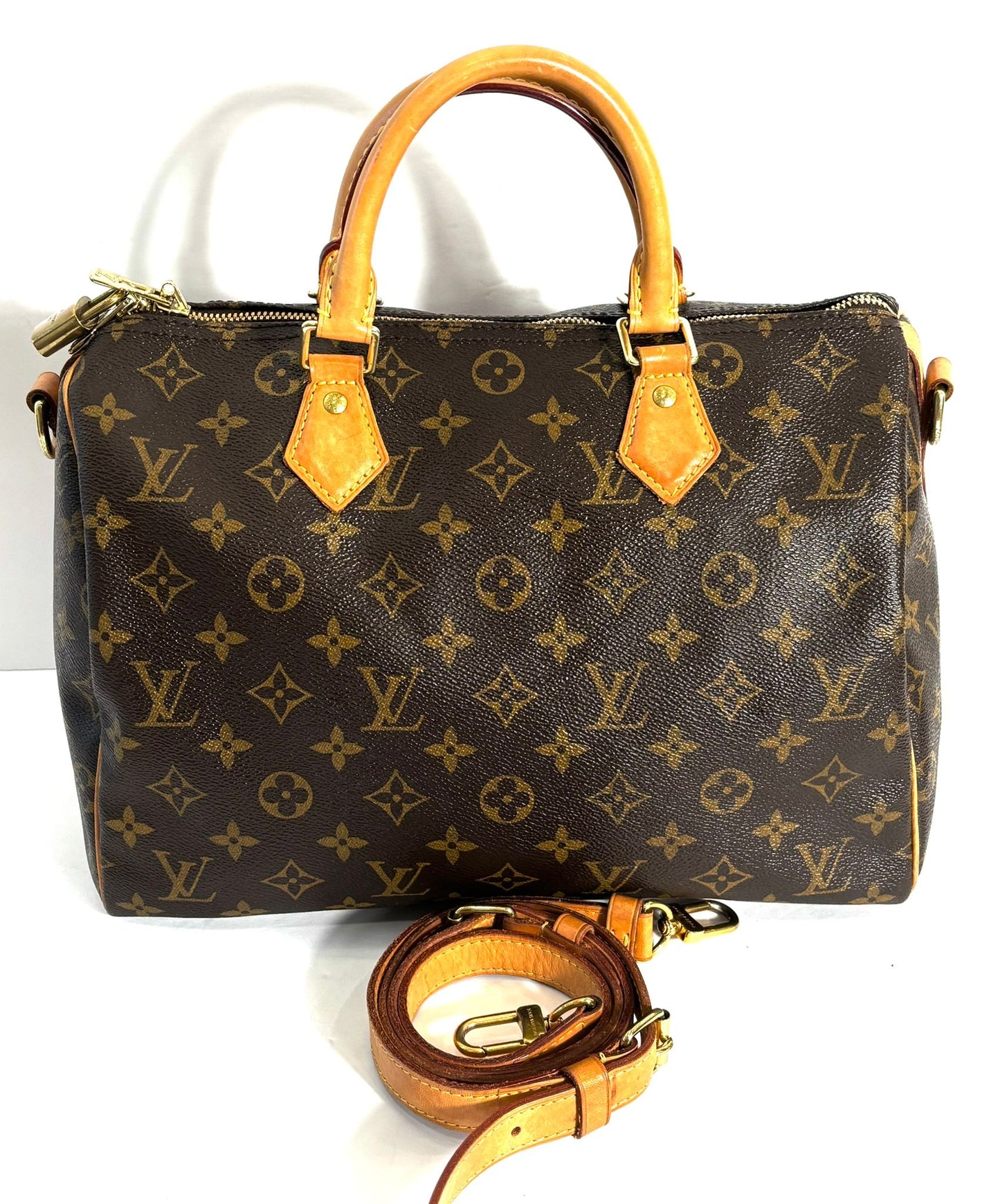 LOUIS VUITTON SPEEDY 30 BANDOULIERE MONOGRAM BAG