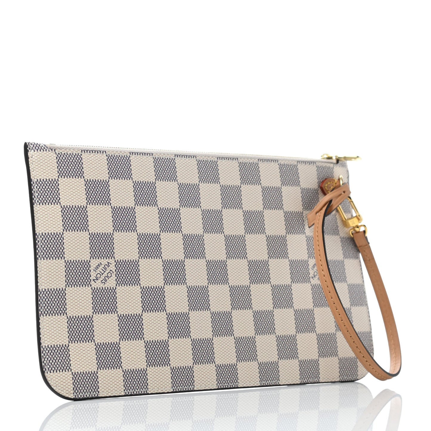 LOUIS VUITTON DAMIER AZUR NEVERFULL NM GM POCHETTE
