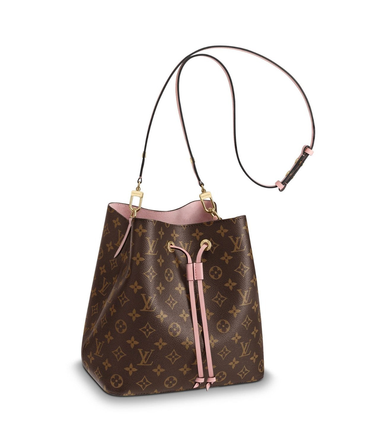 LOUIS VUITTON NÉONOÉ MONOGRAM BAG ROSE POUDRE
