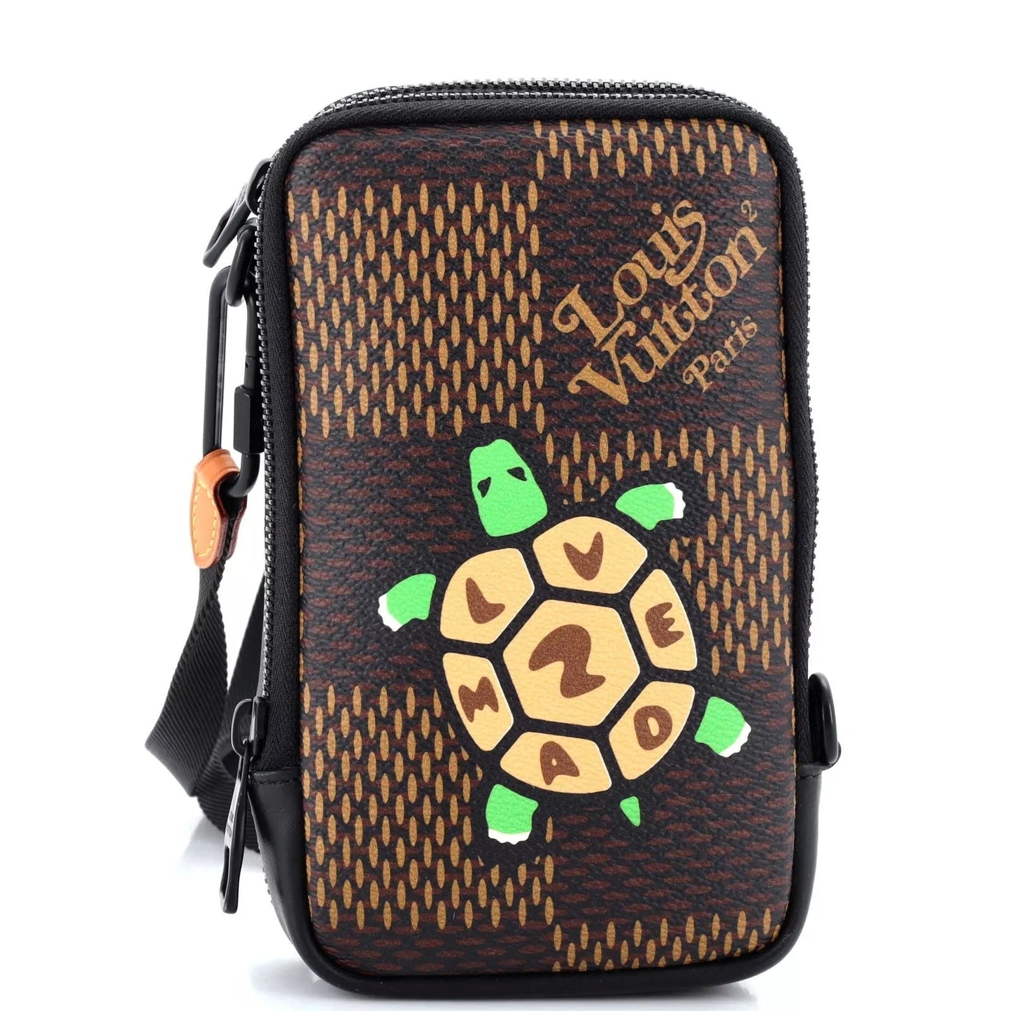 LOUIS VUITTON X NIGO DOUBLE PHONE POUCH CROSSBODY