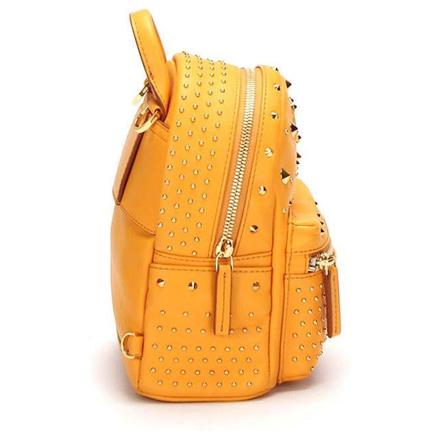 MCM STUDDED LEATHER MINI BACKPACK