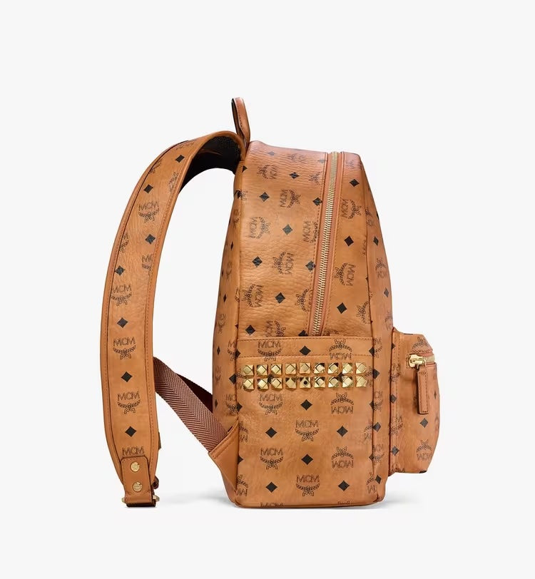 MCM STARK SIDE STUDS VISETOS MEDIUM BACKPACK