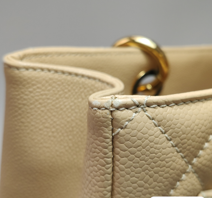 Preloved Chanel GST tote bag beige 33cm 250223781076188