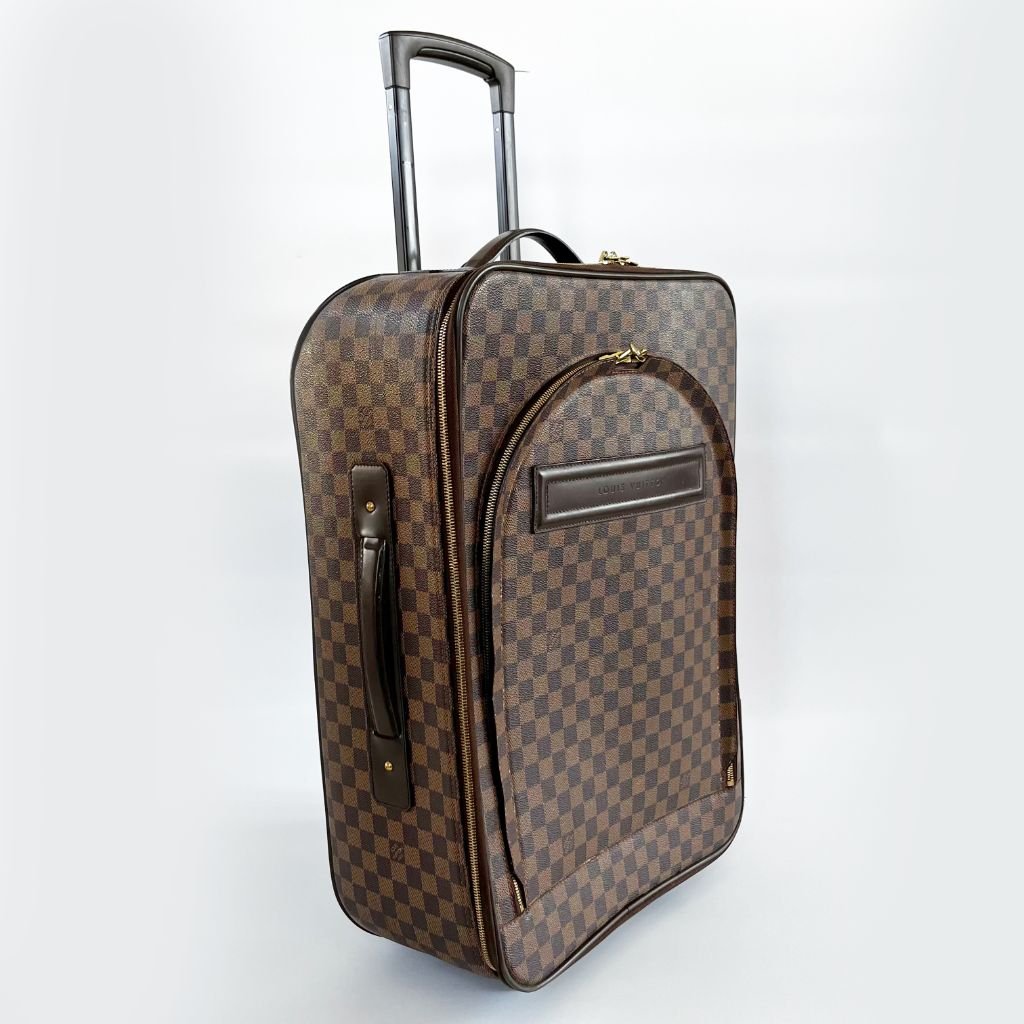 Louis Vuitton Damier Leather Trolley With Front Pocket Suitcase