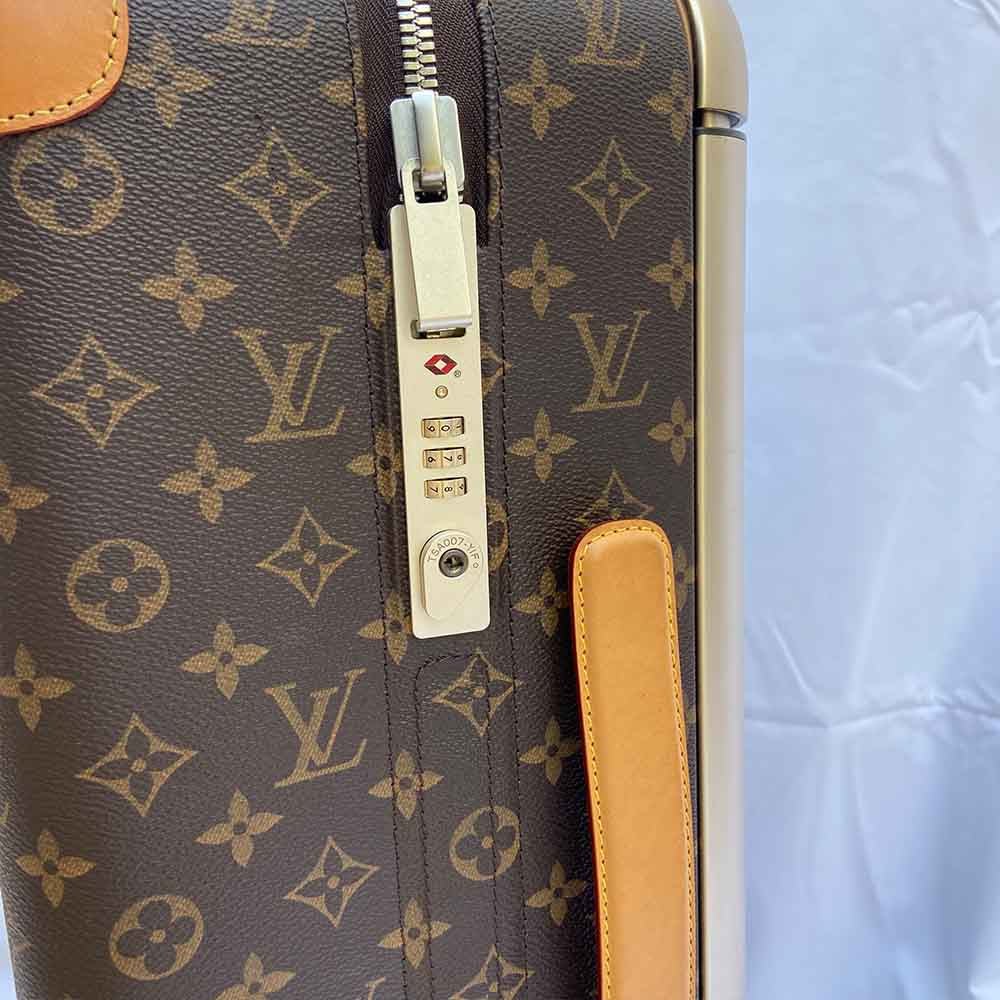 Louis Vuitton Monogram Horizon 50 brown rolling luggage