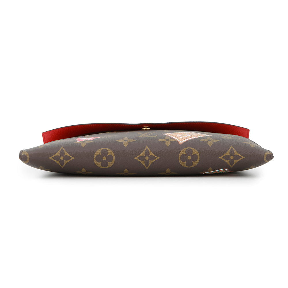LOUIS VUITTON Kirigami Christmas Limited Edition Pochette RedM12203 Monogram