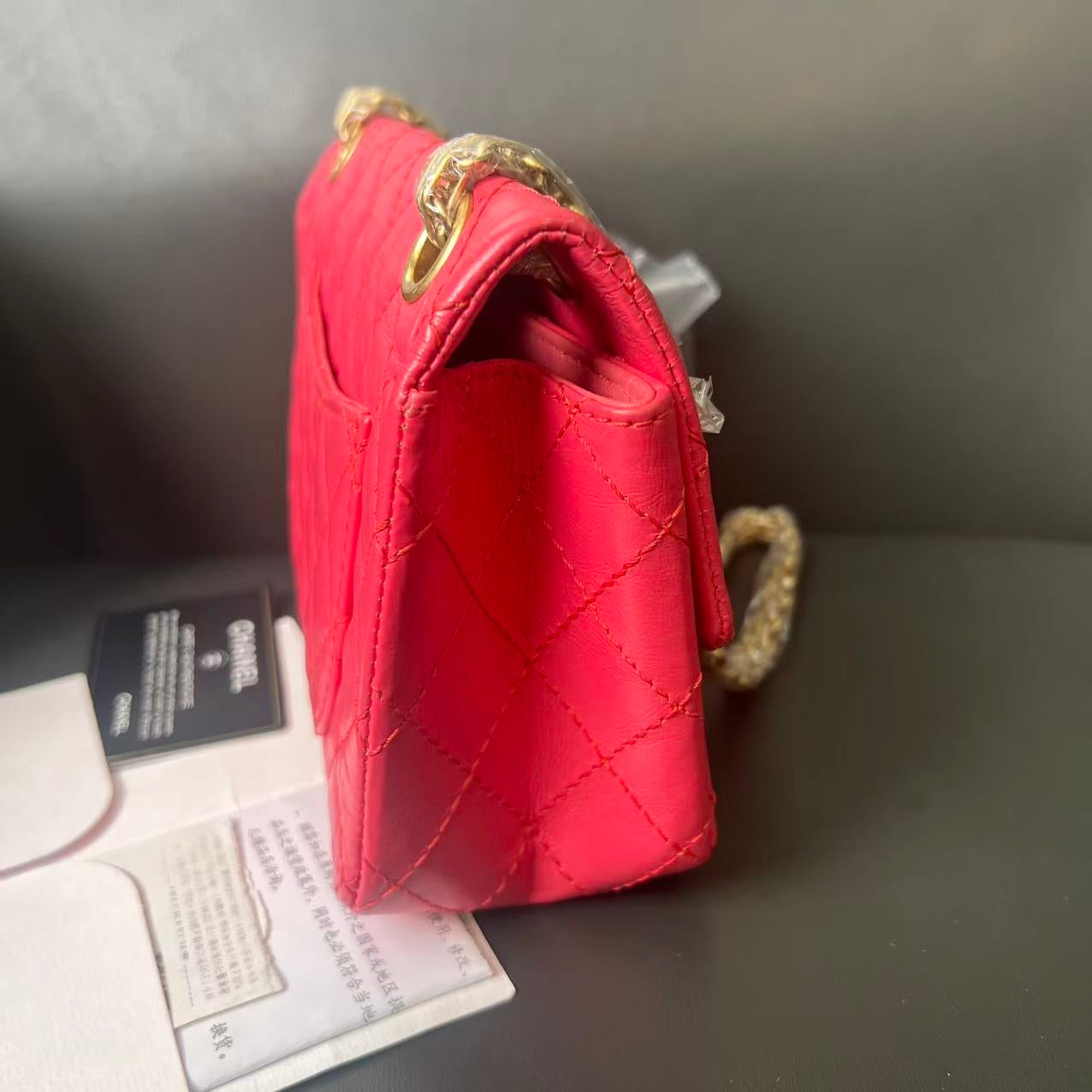 Chanel 2.55 Shoulder Bag Red Leather – Preloved Designer Handbag