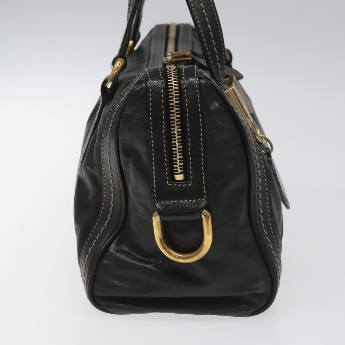 Gucci Duchessa Boston Bag Leather Black Leather Handbag