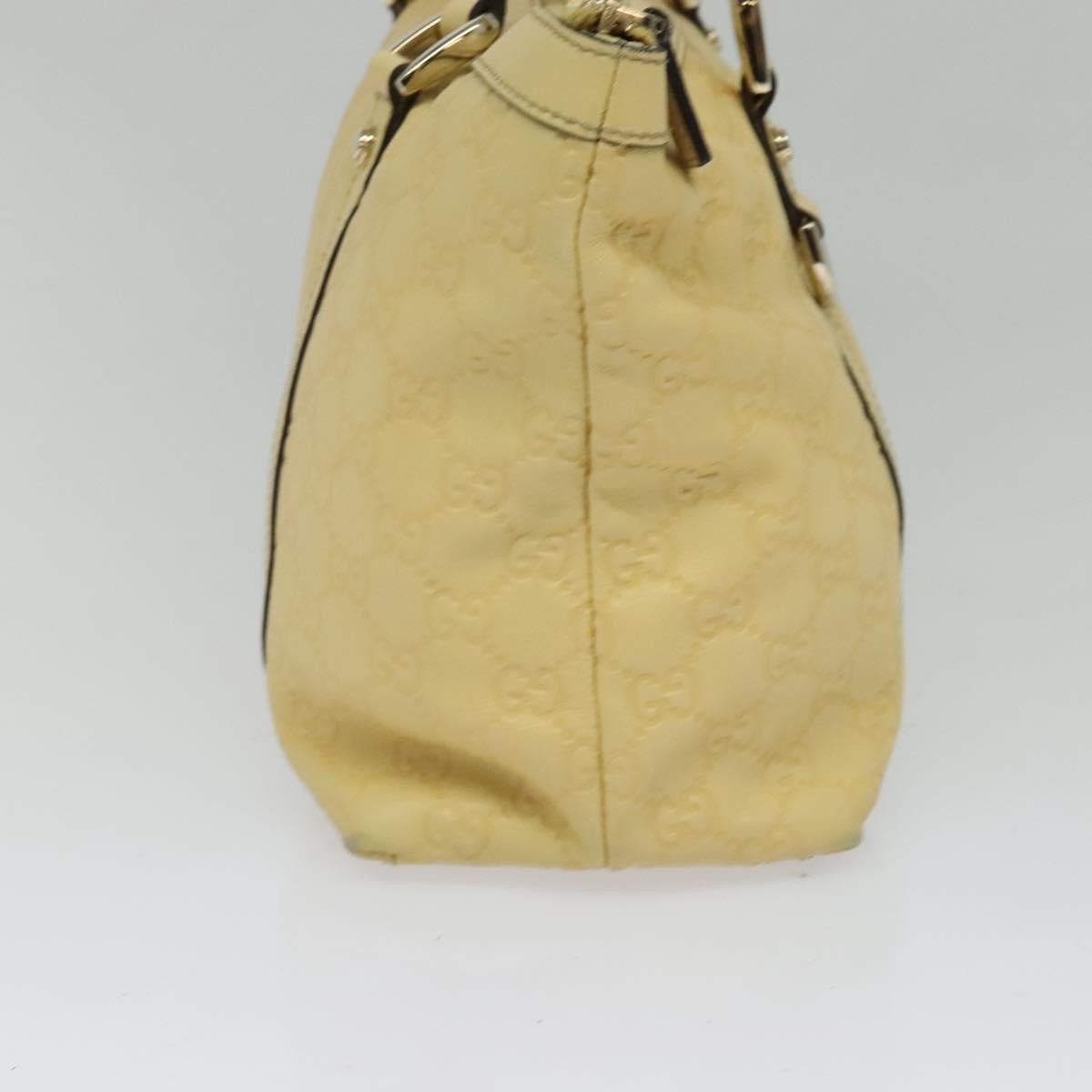 Gucci Abbey Zip Tote Guccissima Yellow Canvas Tote Bag Bag