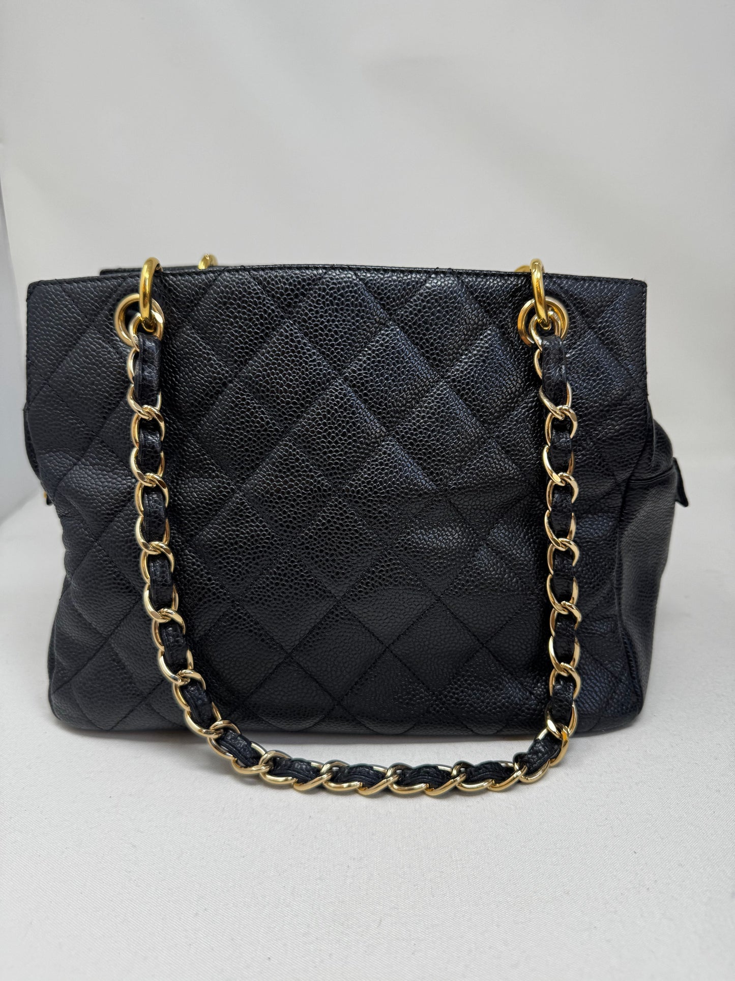 CHANEL  2006-2008 Small Timeless Tote Bag | Black IR-01