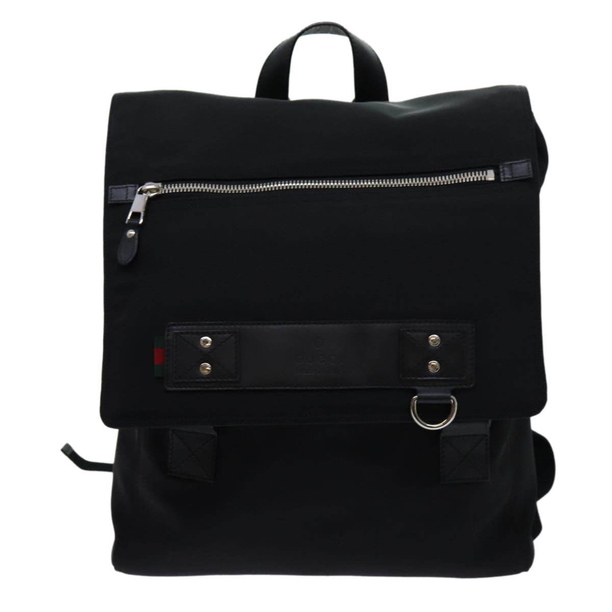 Gucci Sherry Black Synthetic Backpack Bag