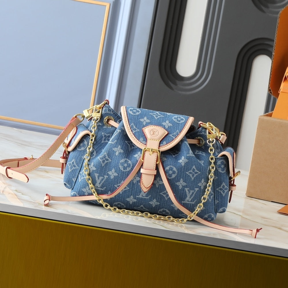 LOUIS VUITTON ODYSSEE WASHED DENIM 27CM