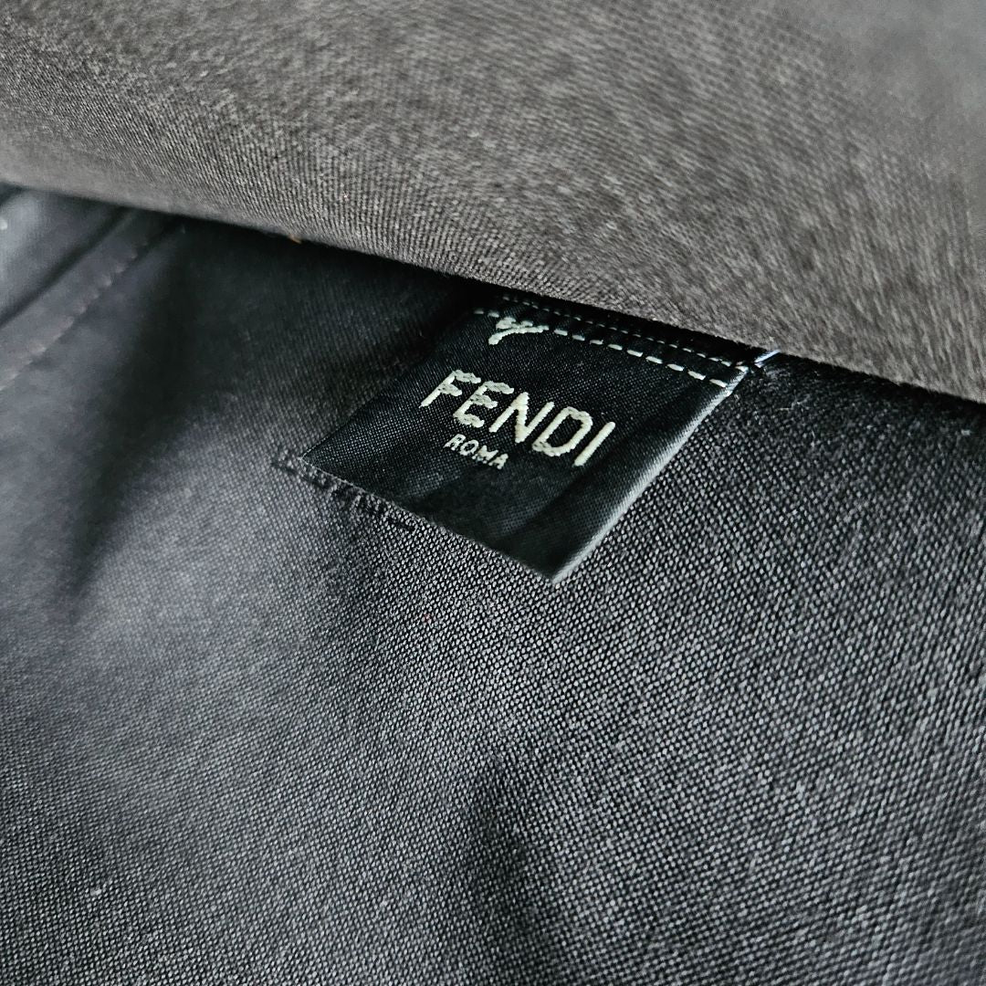 Fendi Roma Beige Clutch