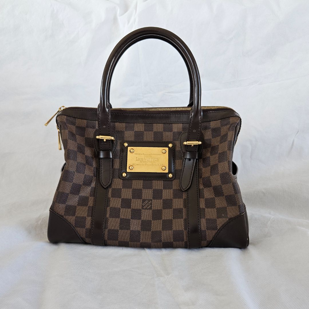 Louis Vuitton Damier Ebene Canvas Berkley Shoulder Bag