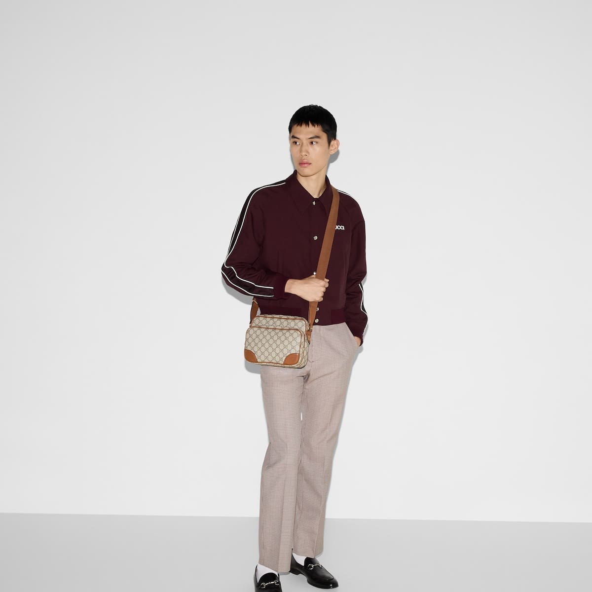 GUCCI GG Emblem medium crossbody bag