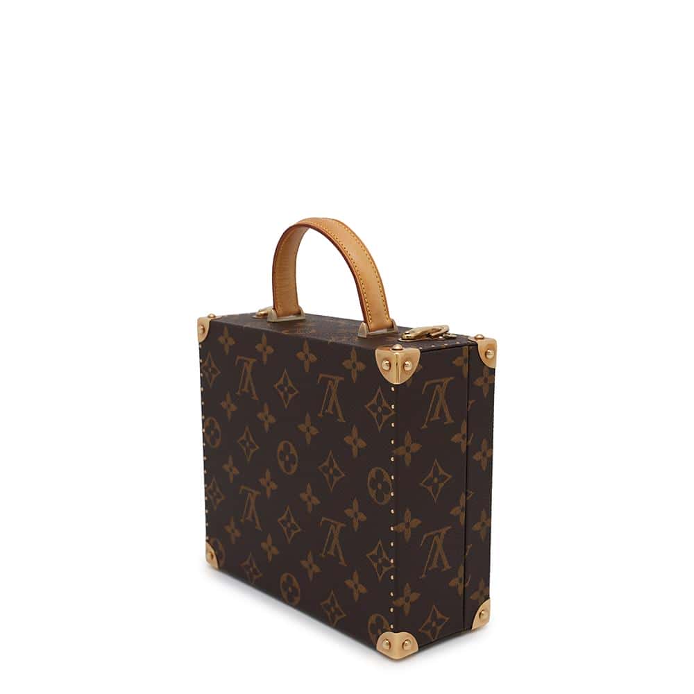 LOUIS VUITTON Flower Hat Man Jewelry Box BeigeM92475 Monogram