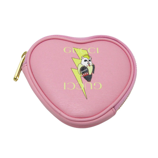 Gucci Heart Pink Leather Wallet