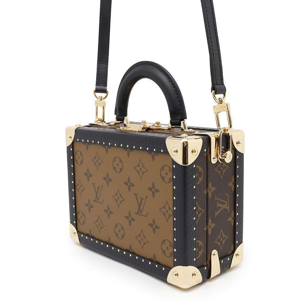 LOUIS VUITTON Petite Vallees NoirM47164 Monogram Reverse Canvas