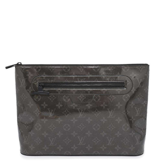 LOUIS VUITTON Pochette Cosmos Isetan Limited NoirM63373 Monogram Eclipse Glaze
