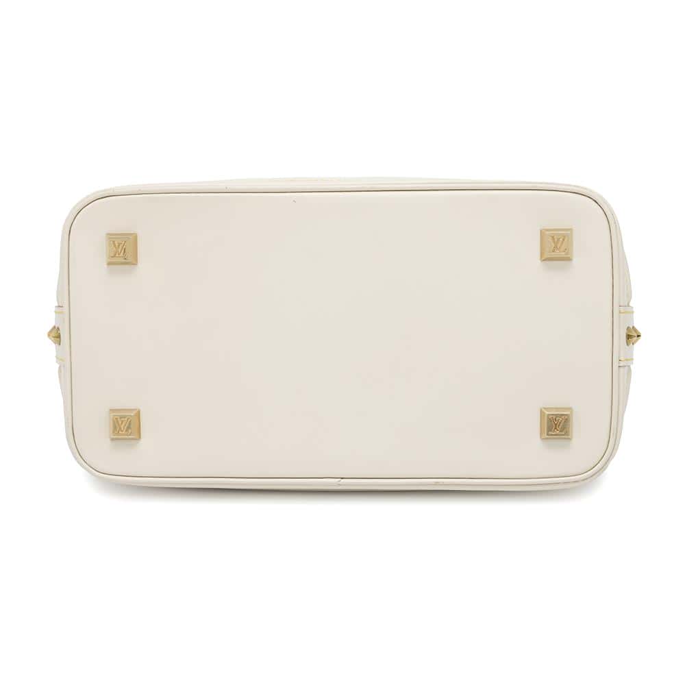 LOUIS VUITTON Lock It BlancM91887 Suhali・Leather Size PM