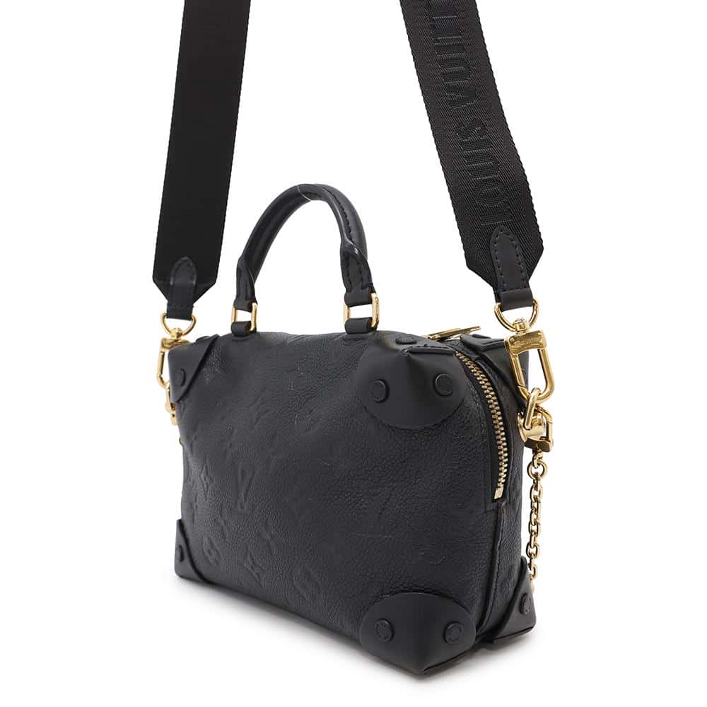 LOUIS VUITTON Petite Malle Souple NoirM45393 Monogram Empreinte Leather