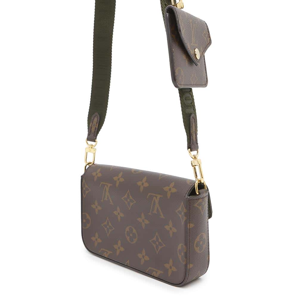 LOUIS VUITTON Multiie Pochette GreenM80091 Monogram