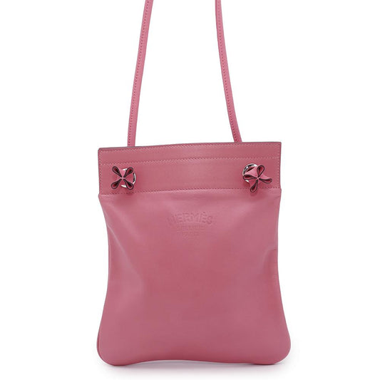 HERMES Aline Rose Azalee Swift Leather Size Mini