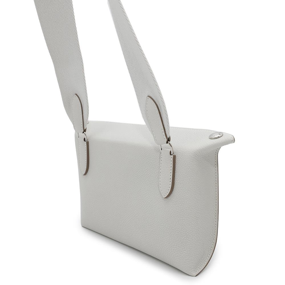 HERMES Videpoches Pearl Grey Togo Leather