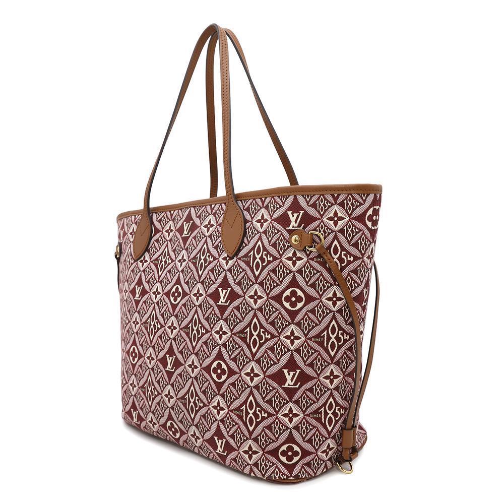 LOUIS VUITTON Neverfull BordeauxM57273 Monogram / Jacquard SINCE1854 Size MM