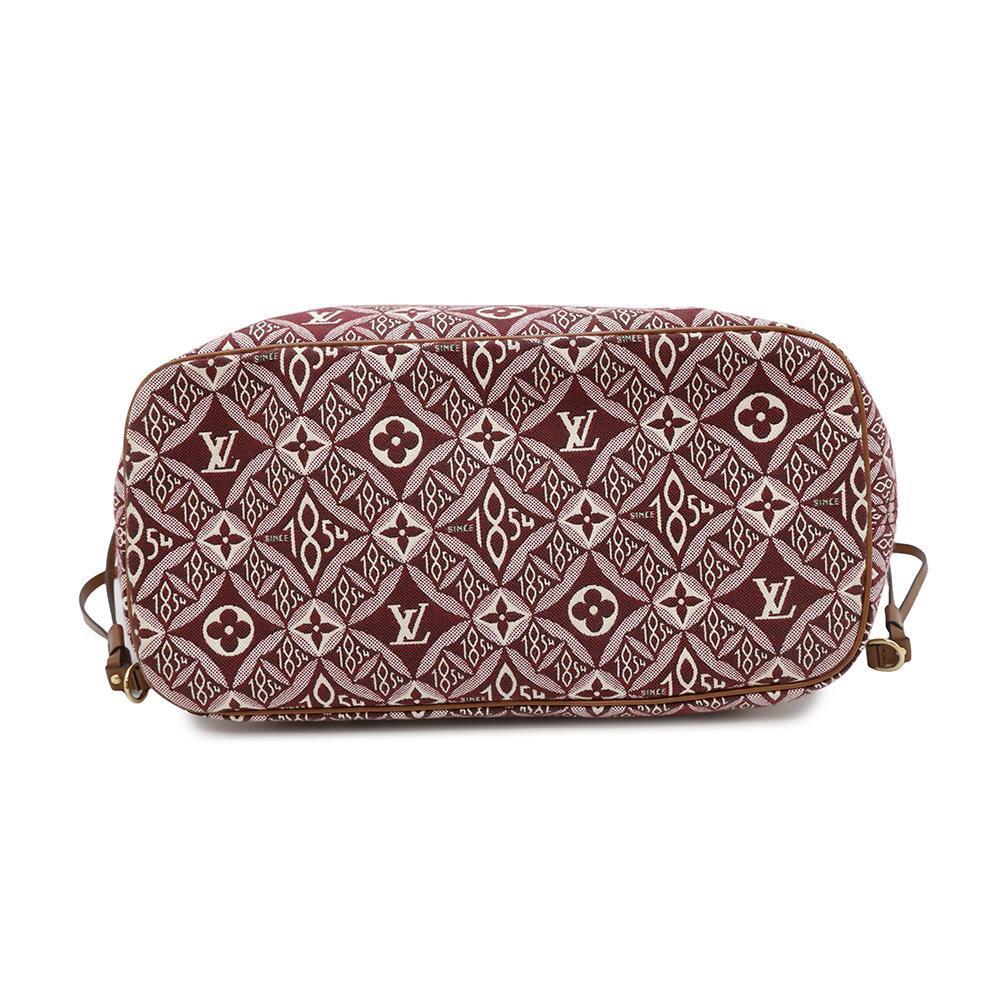 LOUIS VUITTON Neverfull BordeauxM57273 Monogram / Jacquard SINCE1854 Size MM