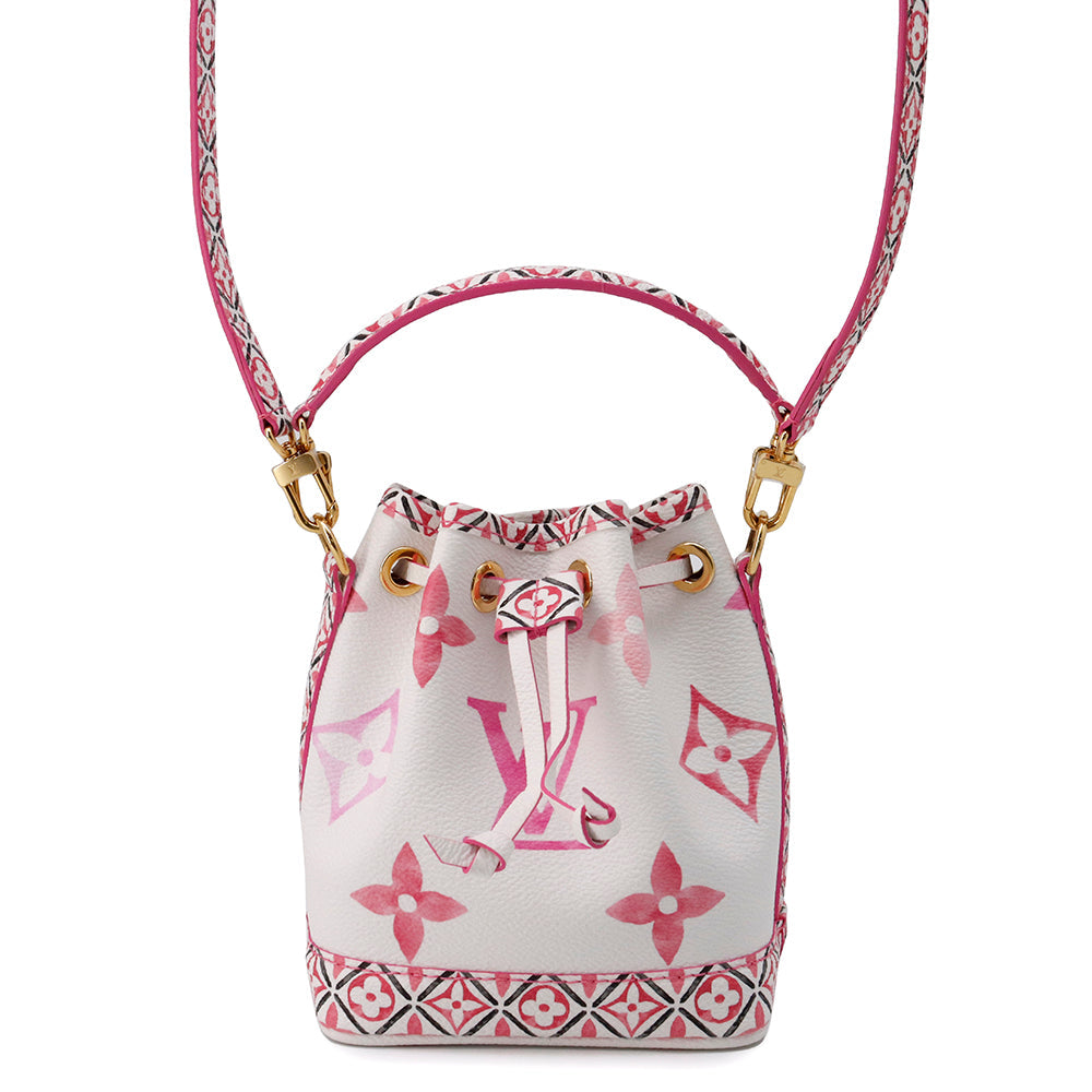 LOUIS VUITTON Nano Noe RoseM82386 Monogram Visor Pool