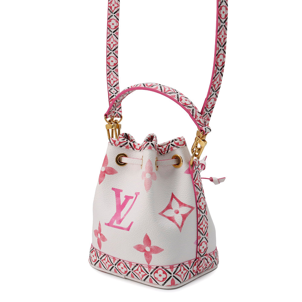 LOUIS VUITTON Nano Noe RoseM82386 Monogram Visor Pool