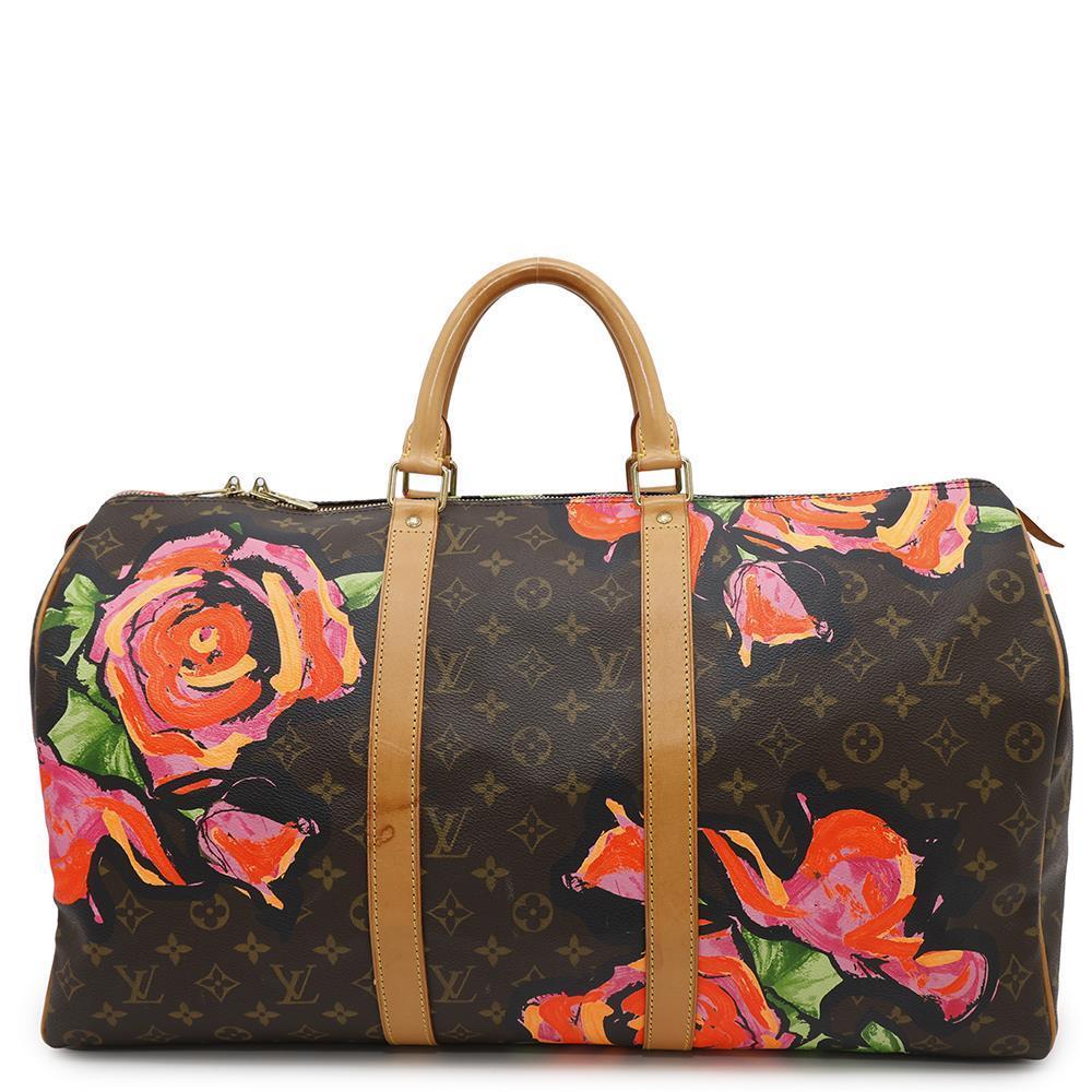 LOUIS VUITTON Keepall BrownM48605 Monogram・Rose Size 50