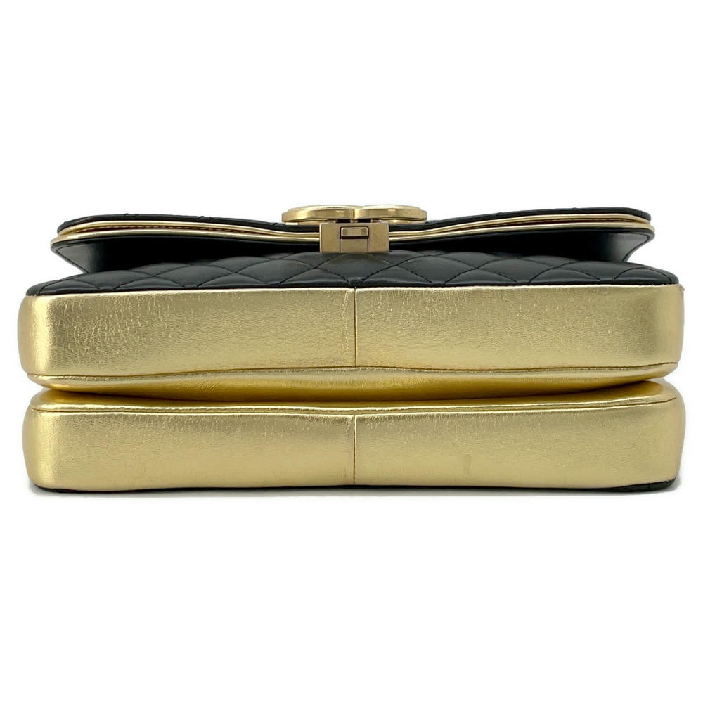 CHANEL Matelasse ChainShoulder Bag Black/GoldA57276 Lambskin