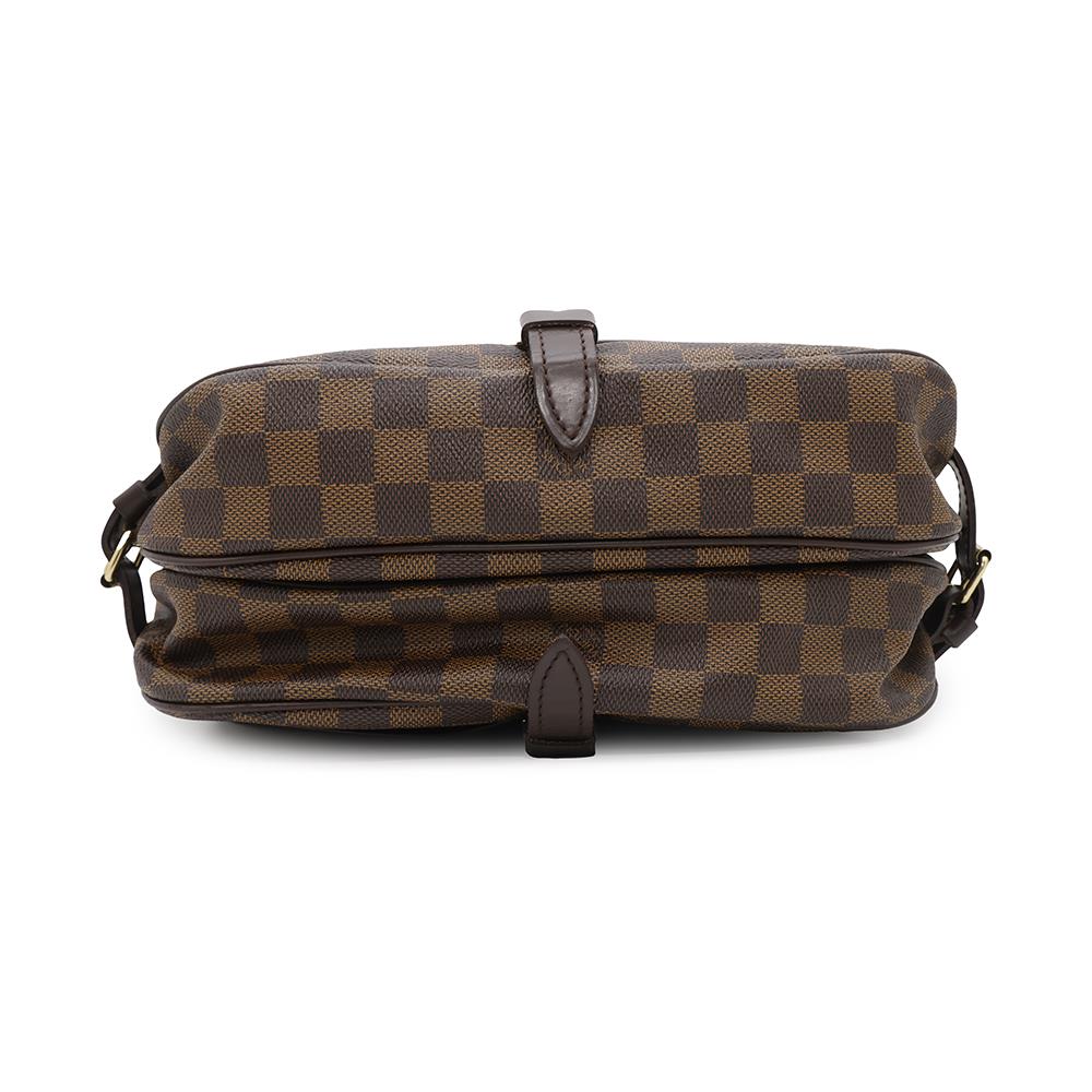 LOUIS VUITTON Saumur SPO RedN48081 Damier Ebene Canvas Size 30